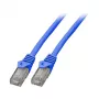 Cavo patch RJ45 EFB Cat.5e U/UTP LSZH CCA AWG24/7 blu 1m