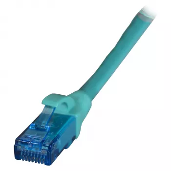 Cavo patch RJ45 EFB Cat.6A U/UTP LSZH Premium 500MHz verde 15m