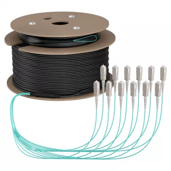 EFB Cavo trunk U-DQ(ZN)BH OM3 12G (1x12) SC-SC 110m Dca LSZH