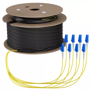 Cavo trunk EFB U-DQ(ZN)BH OS2 8E (1x8) LC-LC 90m Dca LSZH G657A1