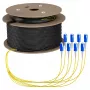 Cavo trunk EFB U-DQ(ZN)BH OS2 8E (1x8) SC-SC 90m Dca LSZH G657A1