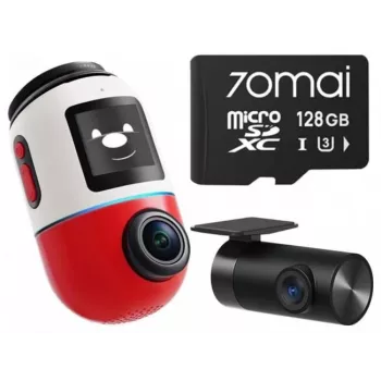 Dashcam 70mai X800 Omni 4K/GPS/WiFi Dual Rot + scheda SD 70mai 128GB