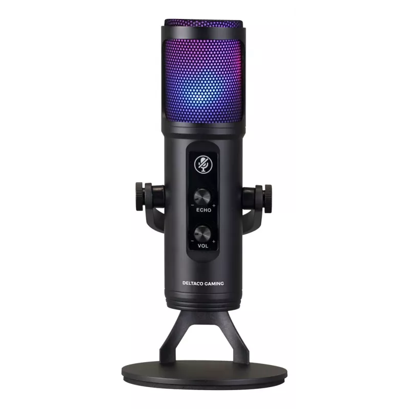 Deltaco Gaming microfono streaming RGB nero