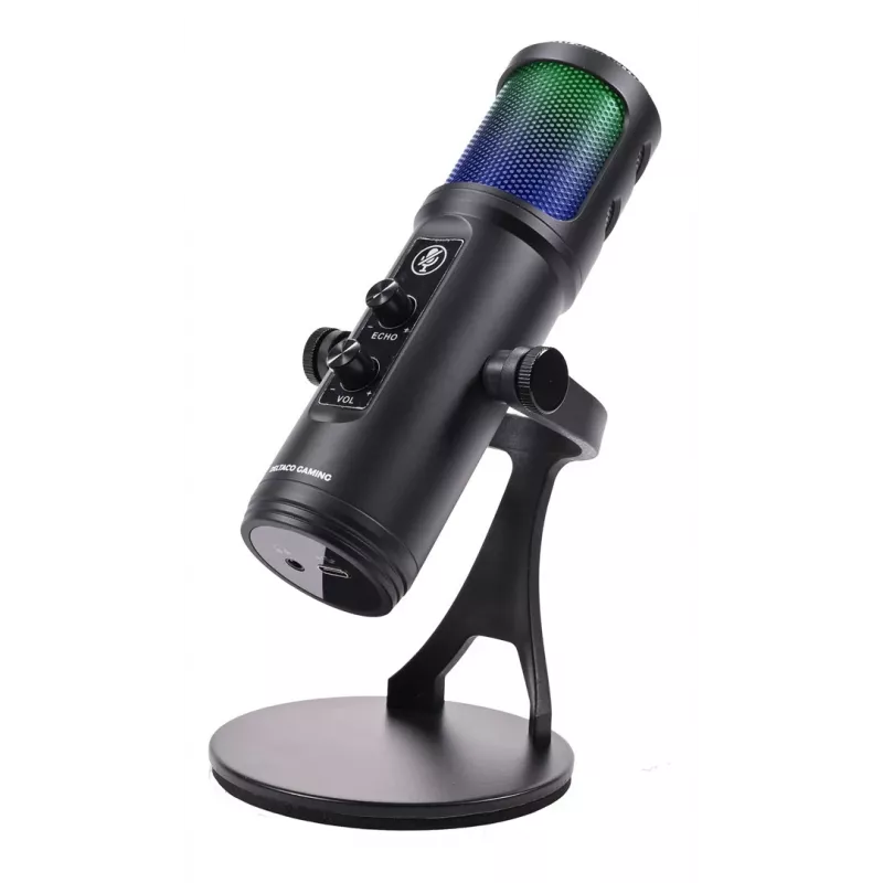 Deltaco Gaming microfono streaming RGB nero