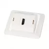 EFB Set telaio multifunzione con adattatore 1 e 2 porte formato Keystone (HDMI, USB,