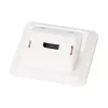 EFB Set telaio multifunzione con adattatore 1 e 2 porte formato Keystone (HDMI, USB,