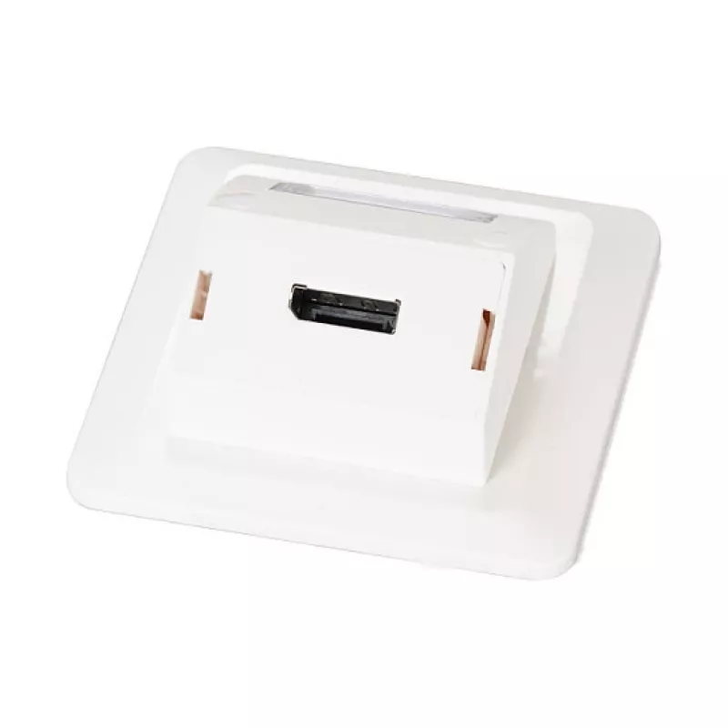 EFB Set telaio multifunzione con adattatore 1 e 2 porte formato Keystone (HDMI, USB,