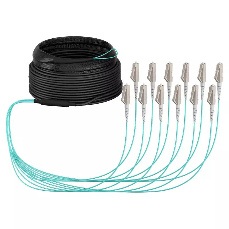 EFB Cavo trunk U-DQ(ZN)BH OM3 12G (1x12) LC-LC 10m Dca LSZH