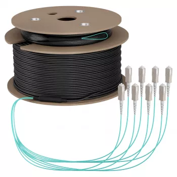 Cavo trunk EFB U-DQ(ZN)BH OM3 8G (1x8) SC-SC 60m Dca LSZH