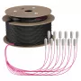 Cavo trunk EFB U-DQ(ZN)BH OM4 12G (1x12) SC-SC 130m Dca LSZH