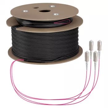 Cavo trunk EFB U-DQ(ZN)BH OM4 4G (1x4) SC-SC 110m Dca LSZH