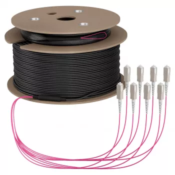 Cavo trunk EFB U-DQ(ZN)BH OM4 8G (1x8) SC-SC 180m Dca LSZH
