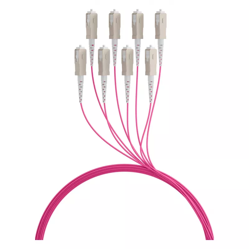 Cavo trunk EFB U-DQ(ZN)BH OM4 8G (1x8) SC-SC 80m Dca LSZH