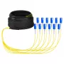 Cavo trunk EFB U-DQ(ZN)BH OS2 12E (1x12) SC-SC 20m Dca LSZH G657A1