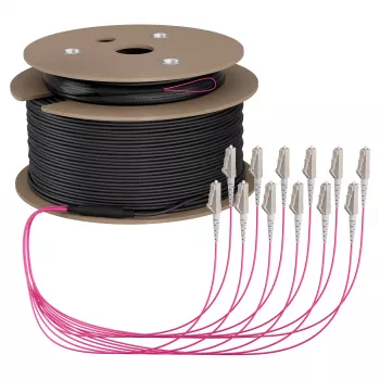 Cavo trunk EFB U-DQ(ZN)BH OM4 12G (1x12) LC-LC 190m Dca LSZH