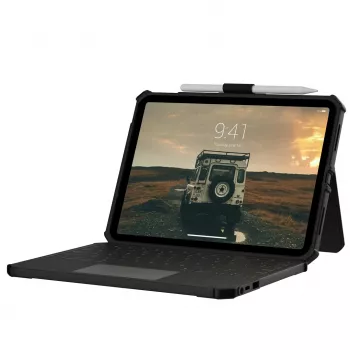 UAG Custodia protettiva con tastiera USB-C per iPad 10.9 10 gen. / 11 (A16) con supporto per Apple Pencil (black/gray)