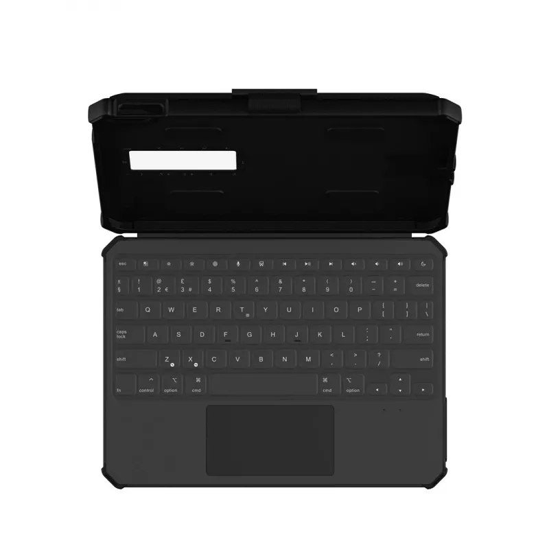 UAG Custodia protettiva con tastiera USB-C per iPad 10.9 10 gen. / 11 (A16) con supporto per Apple Pencil (black/gray)