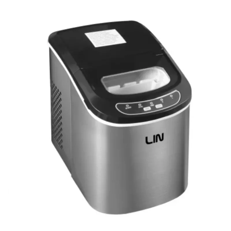 Macchina portatile per cubetti di ghiaccio LIN ICE PRO-S12 argento