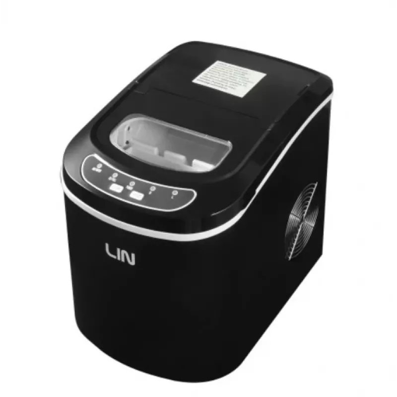 Macchina portatile per cubetti di ghiaccio LIN ICE PRO-B12 nero