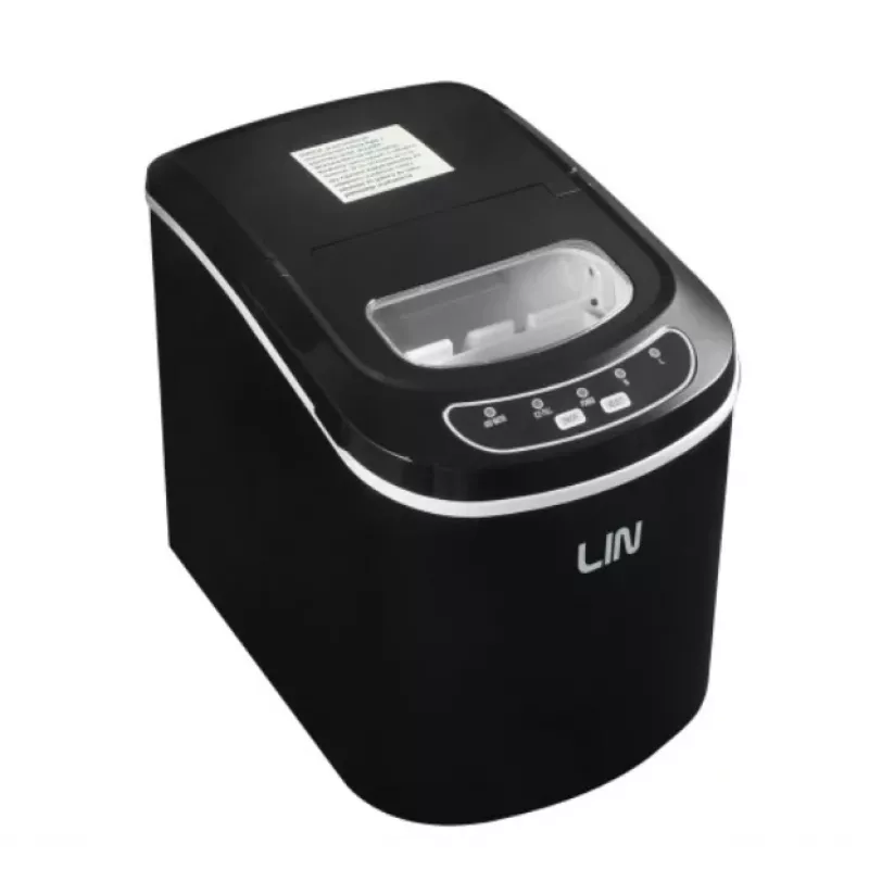 Macchina portatile per cubetti di ghiaccio LIN ICE PRO-B12 nero