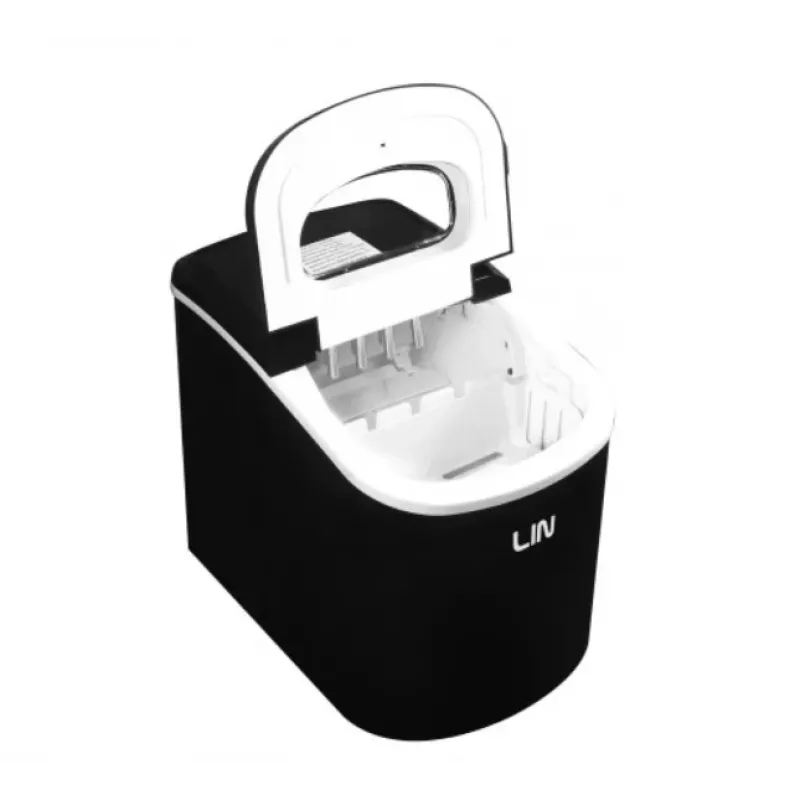 Macchina portatile per cubetti di ghiaccio LIN ICE PRO-B12 nero