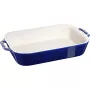 Staub Forma rettangolare in ceramica, blu scuro, 34x24x7,6