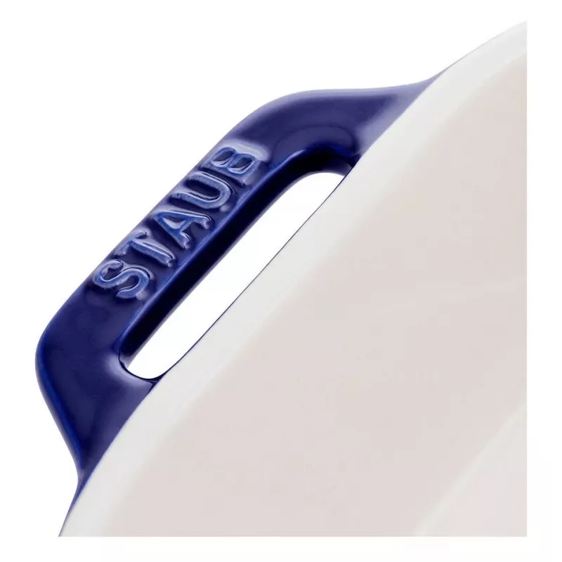 Staub Forma rettangolare in ceramica, blu scuro, 34x24x7,6