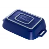 Staub Forma rettangolare in ceramica, blu scuro, 34x24x7,6