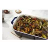 Staub Forma rettangolare in ceramica, blu scuro, 34x24x7,6