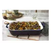 Staub Forma rettangolare in ceramica, blu scuro, 34x24x7,6