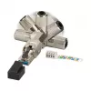 EFB Elektronik 88035P8.1 - RJ-45 - Argento - Connettore maschio - Zinco - Cat6 - 22/26