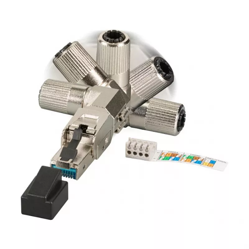 EFB Elektronik 88035P8.1 - RJ-45 - Argento - Connettore maschio - Zinco - Cat6 - 22/26