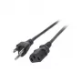 EFB-Elektronik Cavo di alimentazione USA/NEMA 5-15P - C13 180°, nero, 1,8 m, 3SJT AWG14 x 3C Produttore: EFB Elektronik (EK462.1,8)