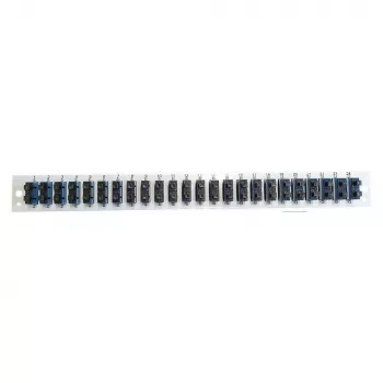 Inserti pannello frontale EFB Elektronik SB-FP-S-24SC-D-V-OS2 — 24× adattatori SC duplex, OS2, verticale, nero