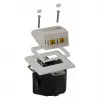 Cornice adattatore EFB Elektronik ET-25092.8 per compatibilità di design con Gira RAL9003 per ET-25092.x e FTTH-OUTLET-xx
