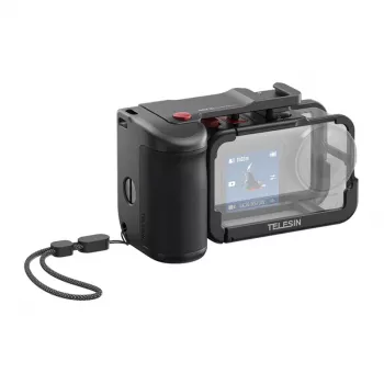 Telesin S6-FMS-22-TDJ Impugnatura con supporto a telaio per DJI Osmo Action 3/4/5 Pro
