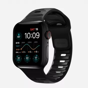 NOMAD Sport Band - cinturino per Apple Watch 46mm/49mm con FKM (nero)