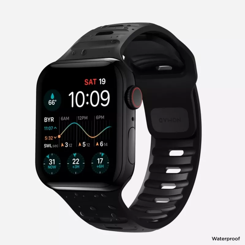 NOMAD Sport Band - cinturino per Apple Watch 46mm/49mm con FKM (nero)