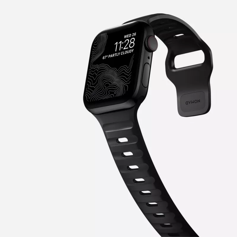 NOMAD Sport Band - cinturino per Apple Watch 46mm/49mm con FKM (nero)
