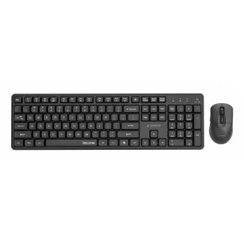 Gembird KBS-WMS-01 set tastiera e mouse wireless, inglese, nero