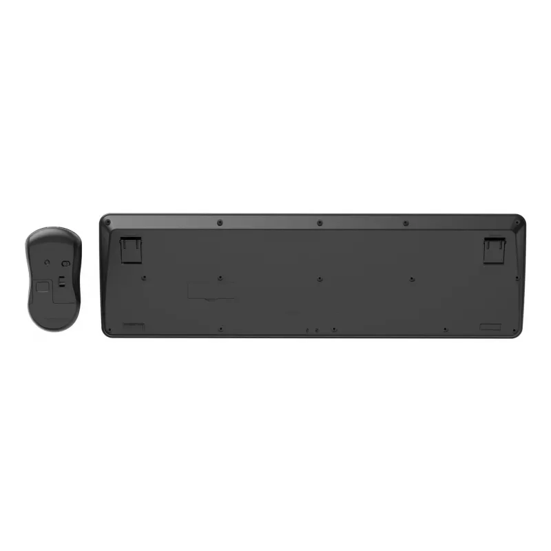 Gembird KBS-WPS-01 set tastiera e mouse wireless, inglese, nero