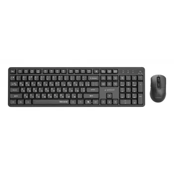 Gembird KBS-WMS-01-CYRL set tastiera e mouse wireless, cirillico, nero