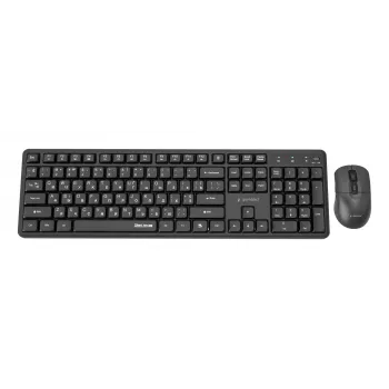 Gembird KBS-WMS-01-CYRL set tastiera e mouse wireless, cirillico, nero
