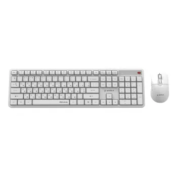 Tastiera + mouse wireless KBS-WMS-01-W-CYRL Gembird