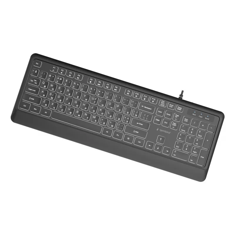 Tastiera multimedia USB CIRILLICO/nero KB-UML-04-CYRL Gembird