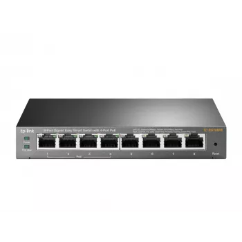TP-Link switch Easy Smart 8 porte Gigabit con 4 porte PoE, managed, L2, Gigabit Ethernet (10/100/1000), Power over Ethernet (PoE)