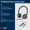 HP Poly Blackwire 8225 Headset stereo USB-C + adattatore USB-C/A
