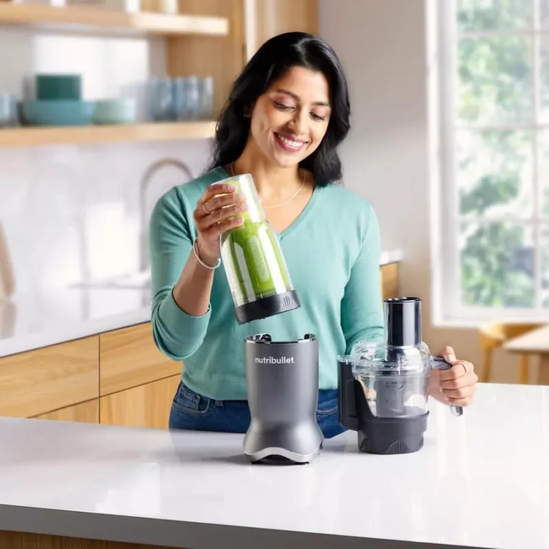 NutriBullet NB1224DG frullatore da tavolo 0,9 L 1200 W grigio scuro
