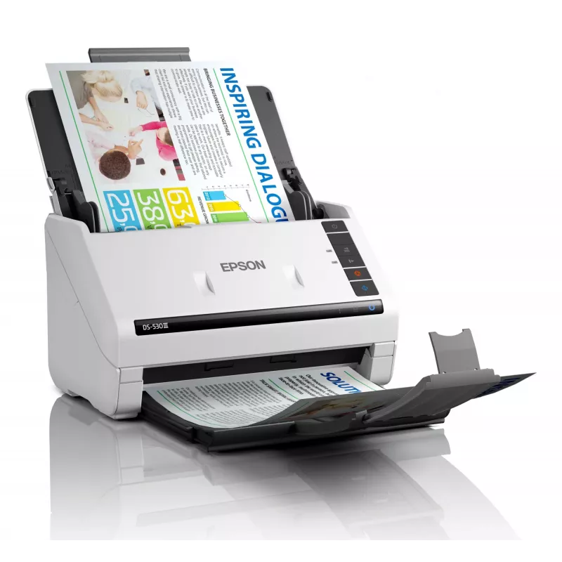Epson WorkForce DS-530III scanner a trascinamento 600 x 600 DPI A4 bianco