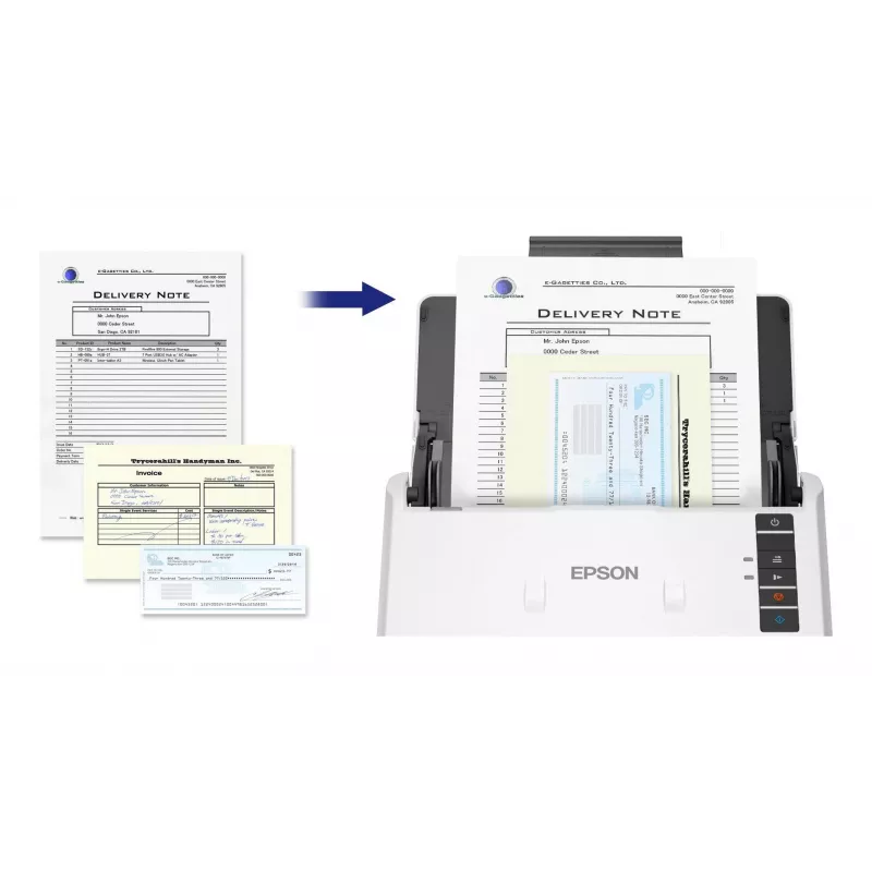 Epson WorkForce DS-530III scanner a trascinamento 600 x 600 DPI A4 bianco